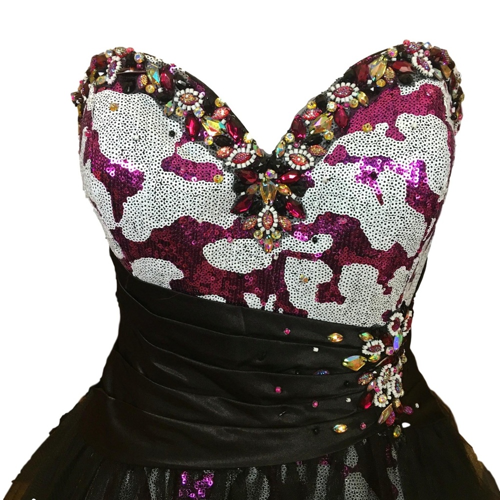 Mori Lee / Madeline Gardner Party Dress! 13/14 NWT - Picture 5 of 8